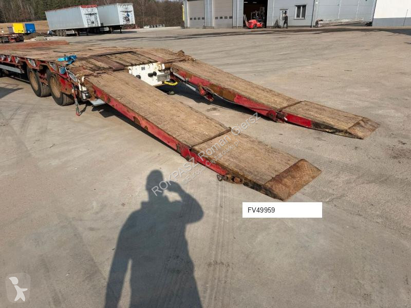 مقطورة Goldhofer Low Loader Trailer Ramps