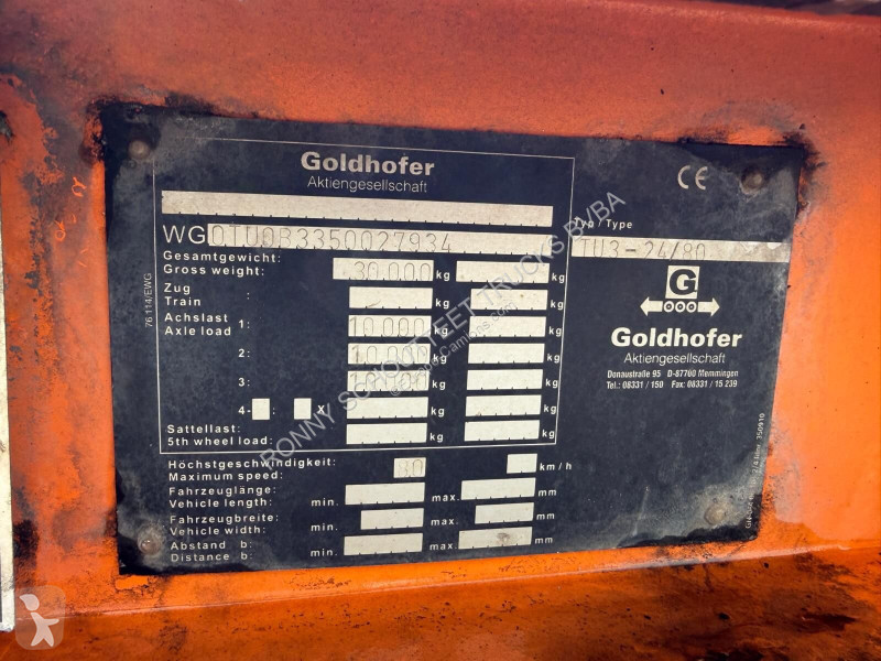 مقطورة Goldhofer TU3-24/80 TU3-24/80