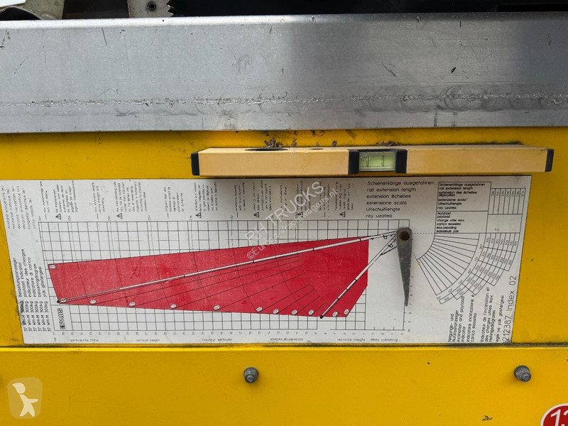 مقطورة Paus 37 WH LIFT 37 METER / 300 KG - TÜV...