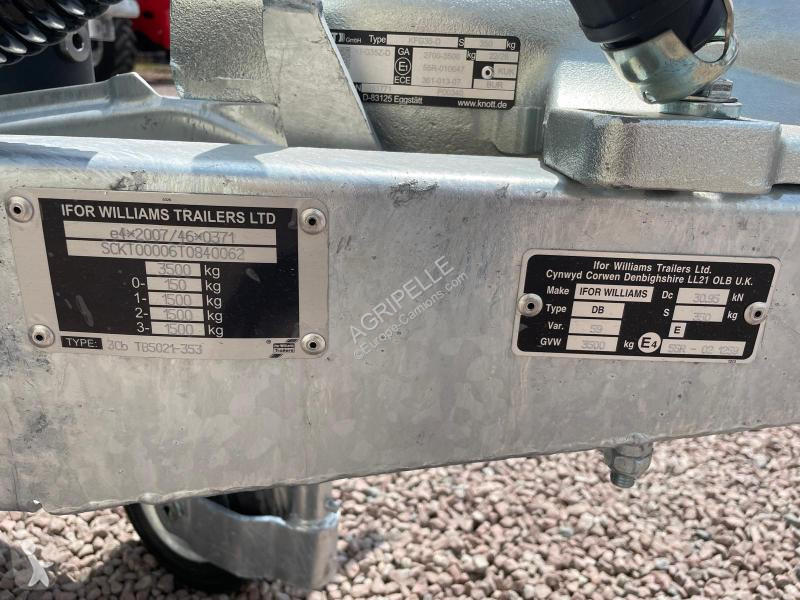 Remorque Ifor Williams  TB5021-353