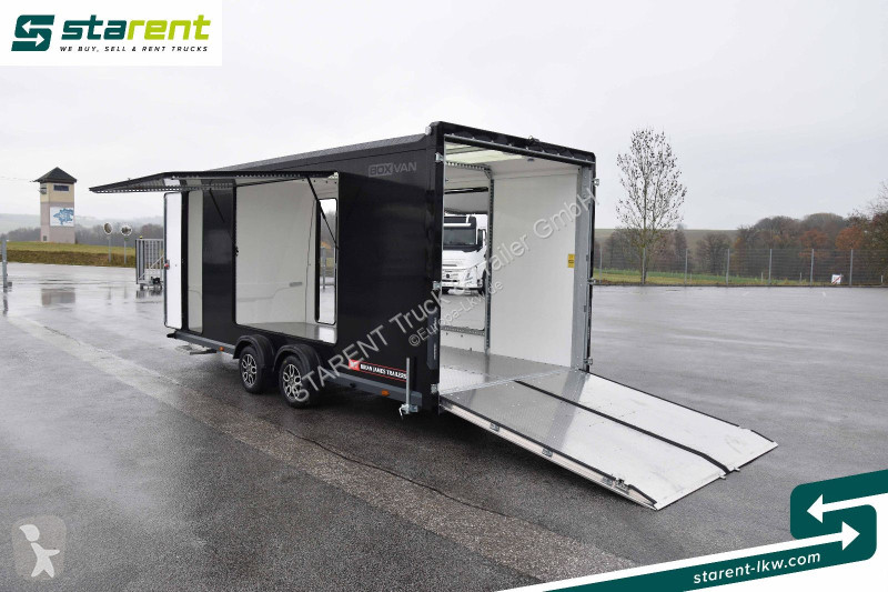 Aanhanger  BOX VAN 600 Rückfahrkamera Alu Boden...