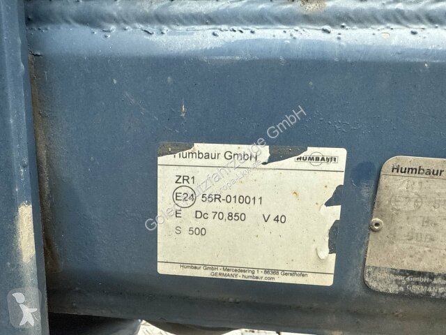Aanhanger Humbaur HBT 116225 BE 2-Achs Tandem...