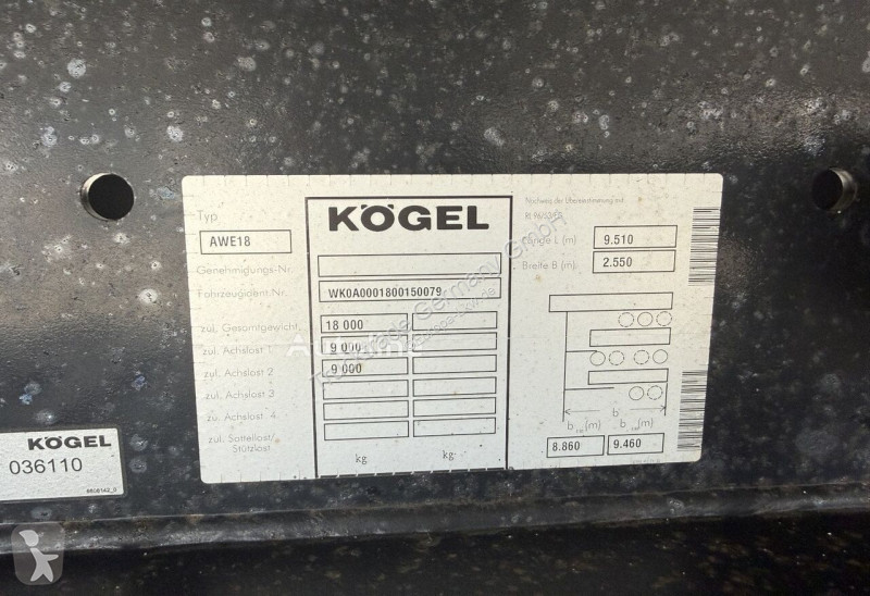 Прицеп Kögel AWE18 Carrier / HB