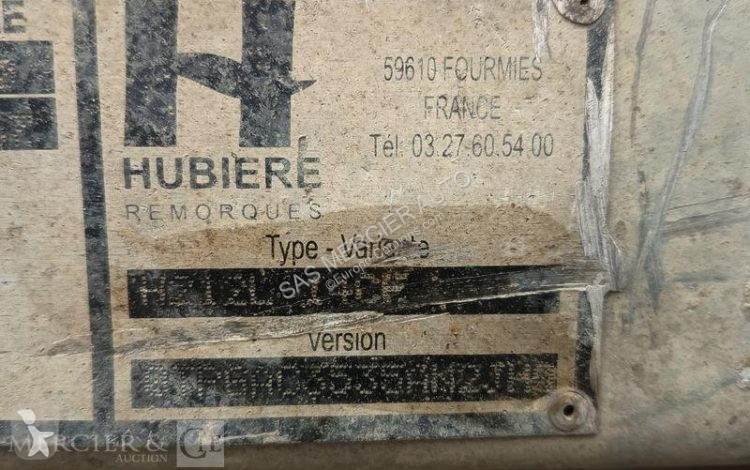 Aanhanger Hubière remorque porte engin