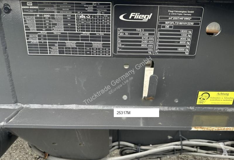 Fliegl TWP 180 BDF / Swiss-Vehicle trailer