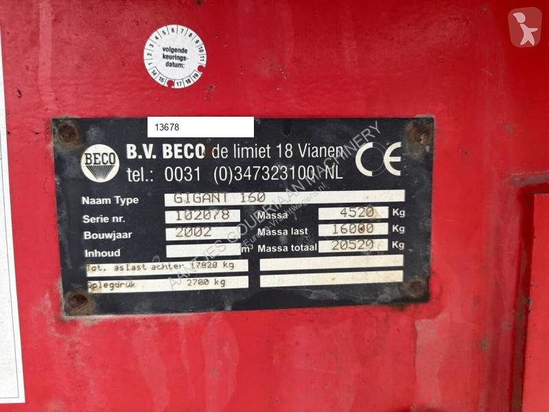 Beco gigant 160 trailer