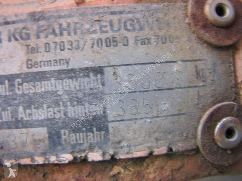 Reboque  TTS-3,5 mit Auffahrrampe TTS-3,5 mit...