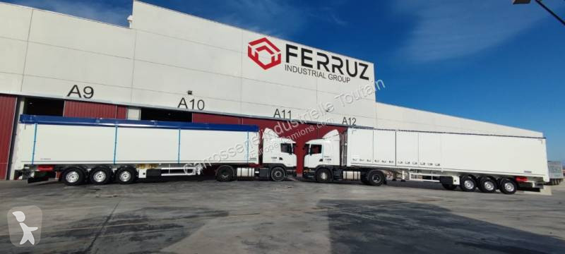 نصف مقطورة Ferruz Fond mouvant agri biomasse