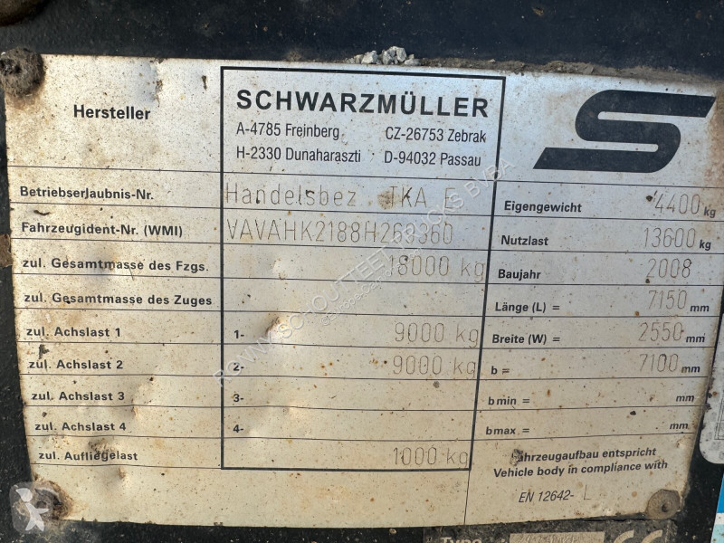 Reboque Schwarzmüller TKA 18 TKA 18,...