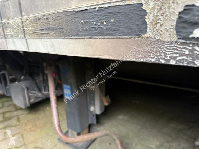 Aanhanger  Clausing,Brandschaden bed. Fahrbe