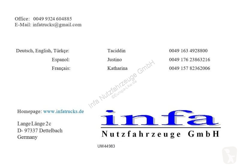 Reboque Krone Fahrgestell BDF ZZ 18XF0 DC07CLNF