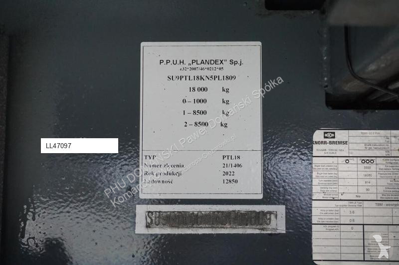 Reboque Plandex TANDEM / PRZEJAZDOWA / DŁ. 7,75...