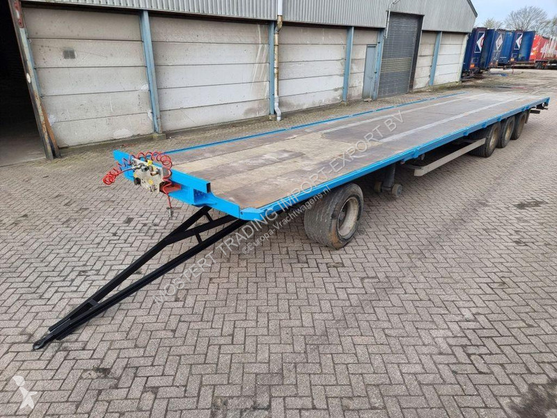 مقطورة Van Hool 13.60 M LONG flatbed trailer -...