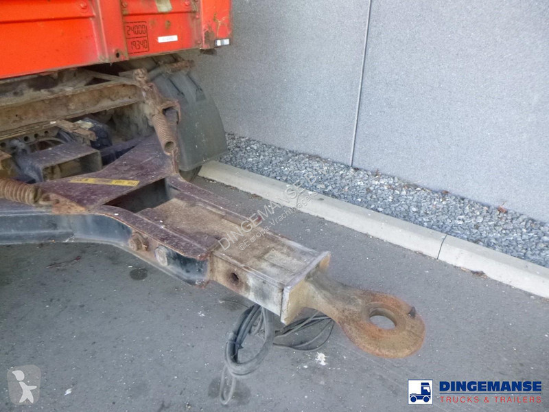 مقطورة Krone 3-axle open box drawbar trailer...