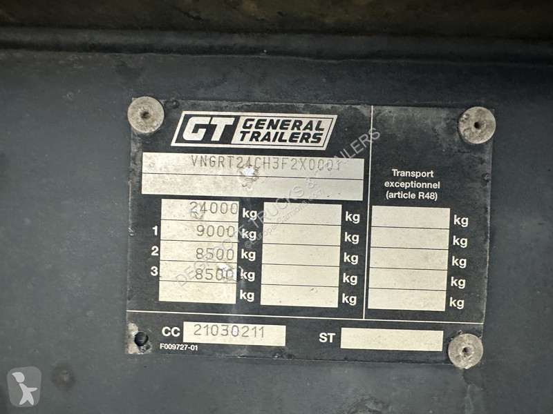 مقطورة General Trailers Tank 19000 L