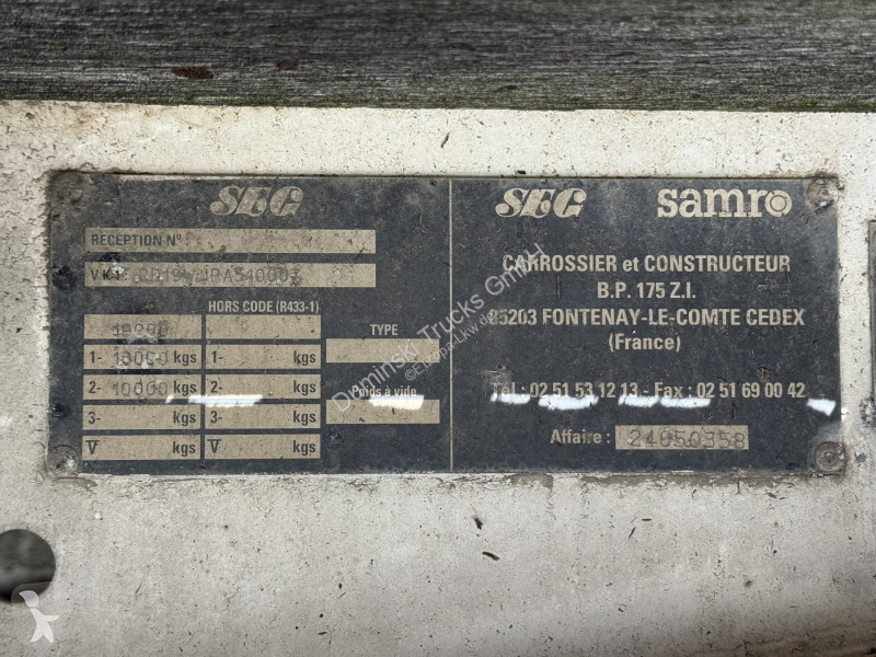 مقطورة  2- Achs Samro 19.000Kg