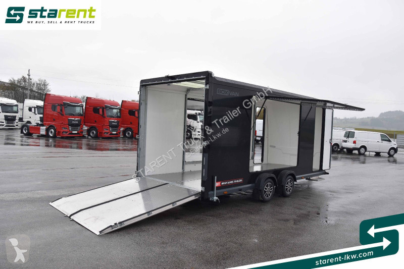 Aanhanger  BOX VAN 600 Rückfahrkamera Alu Boden...