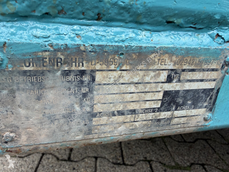 Porte engins  552/6900 Tiefladeanhänger...