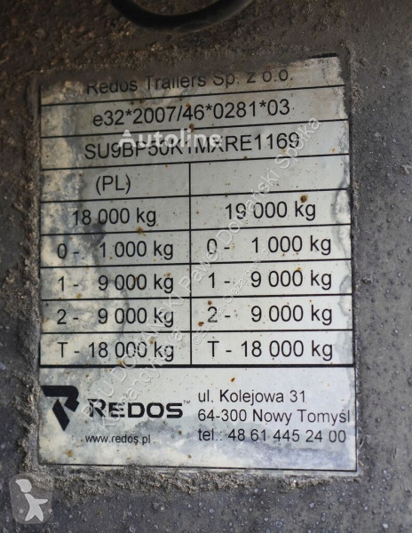 Přívěs Wielton REDOS / TANDEM / FIRANKA / 19...