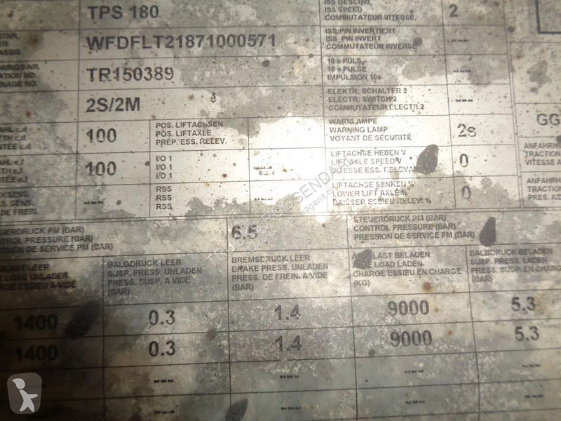 Aanhanger Fliegl TPS180 + 2 AXLE + TRS Cooling...