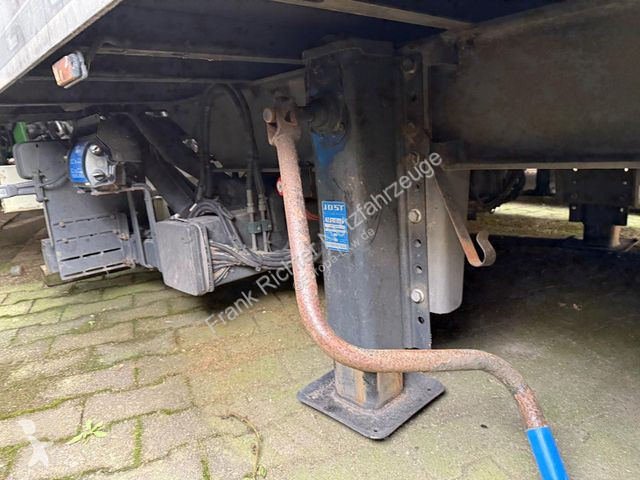 Aanhanger  Clausing,Brandschaden bed. Fahrbe