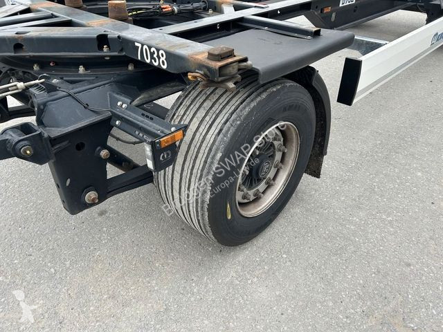 Släp Krone 2 Achswechselfahrgestell, Typ: MAXI...