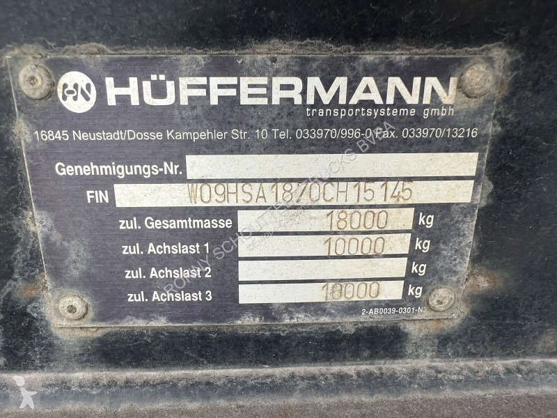 Reboque  HSA 18.70 L Schlittenabroller HSA...