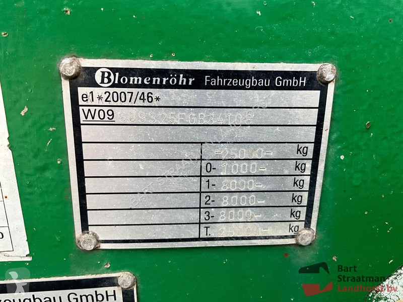 Släp Blomenröhr 689/25000 3 assige open...
