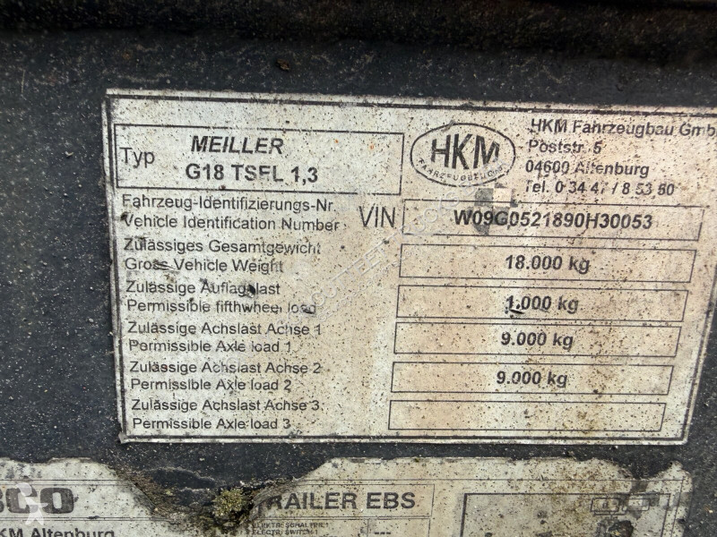 مقطورة HKM G18 TSEL 1,3 G18 TSEL 1,3,...