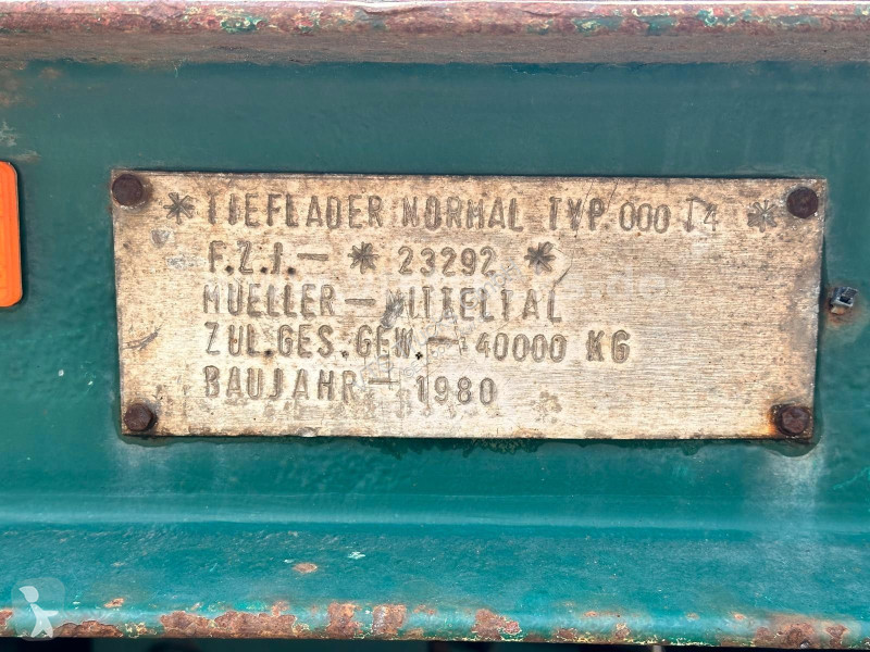 مقطورة Müller-Mitteltal T4 Tieflader 40to....