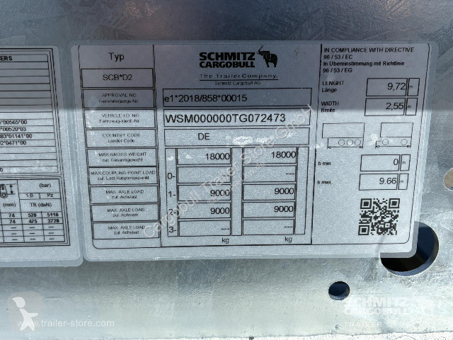 مقطورة Schmitz Cargobull Anhänger...