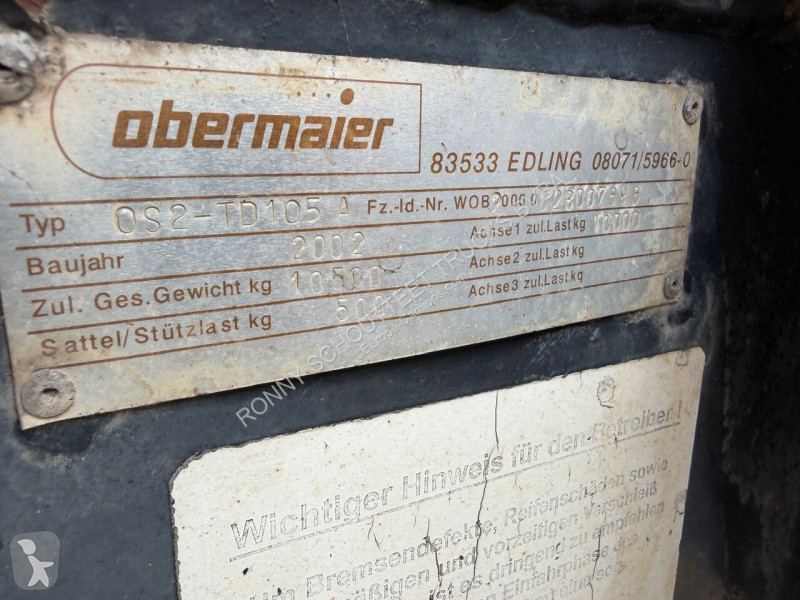 Aanhanger  OS2-TD 105 A OS2-TD 105 A,...