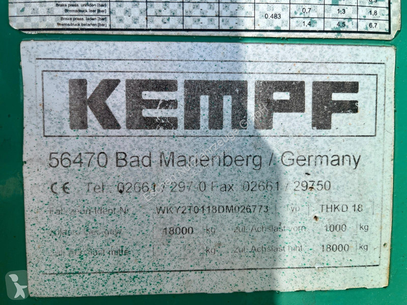 Aanhanger Kempf THKD 18 Aluminium...