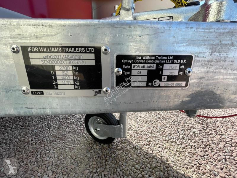 Remolque Ifor Williams  HBX511