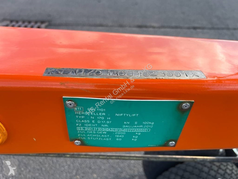 Remorque Niftylift 170HE elektro 17m (1839)