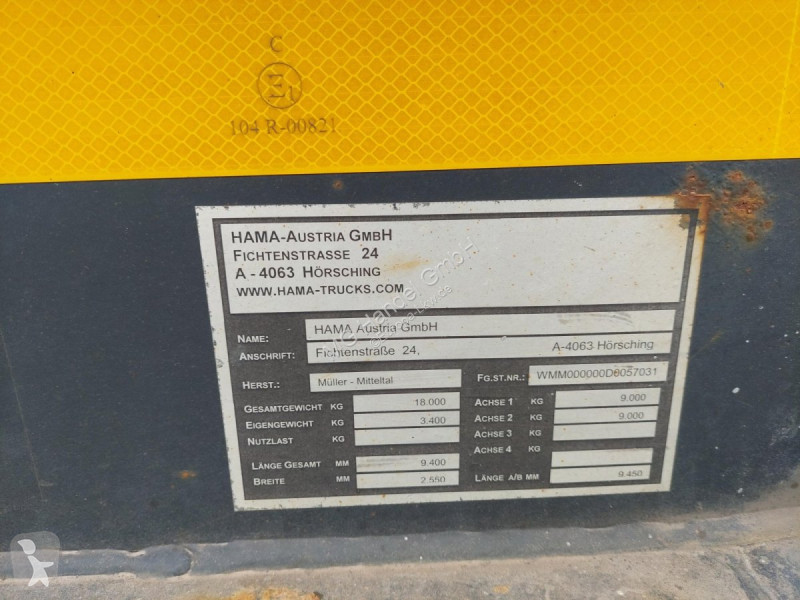 Aanhanger Müller-Mitteltal ,Abrollanhänger
