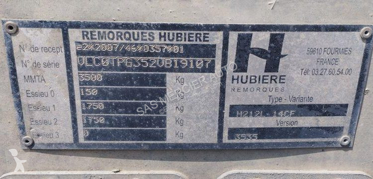 Aanhanger Hubière
