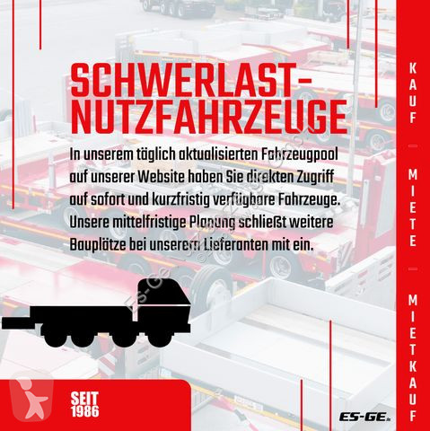 Remorque Schwarzmüller Tieflader mit gekröpftem...