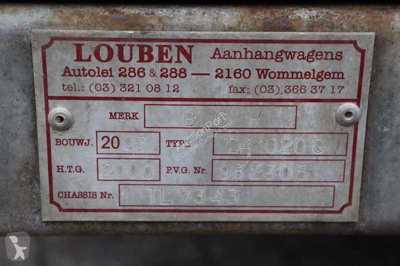 Aanhanger BCW D41020G