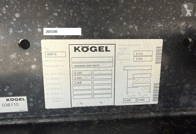 مقطورة Kögel 664 AWE18