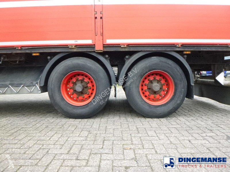 مقطورة Krone 3-axle open box drawbar trailer...
