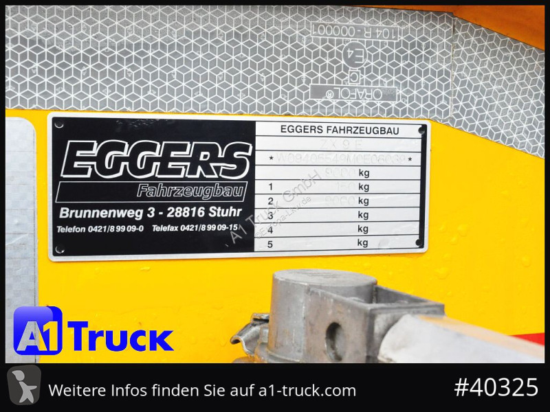 مقطورة Goldhofer Eggers Ballast  Kran Gewichte...