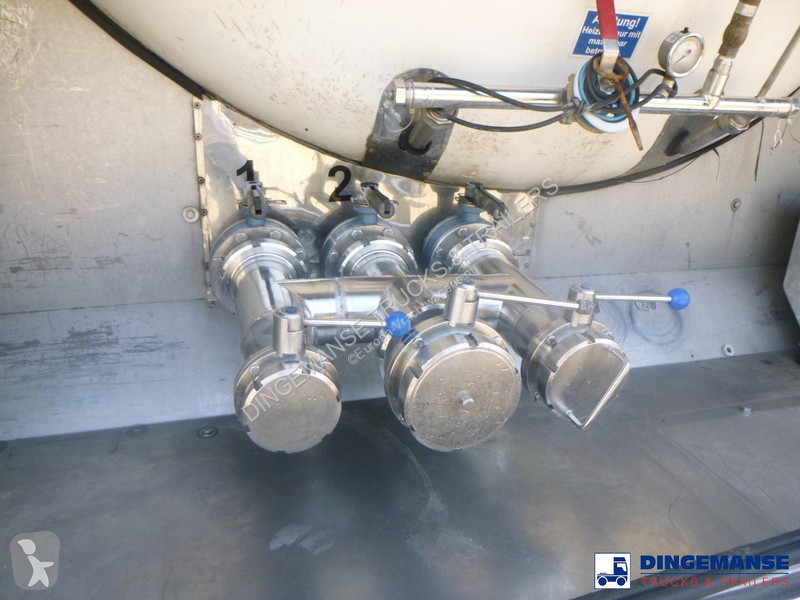 مقطورة Feldbinder Food tank inox 39 m3 / 3 comp