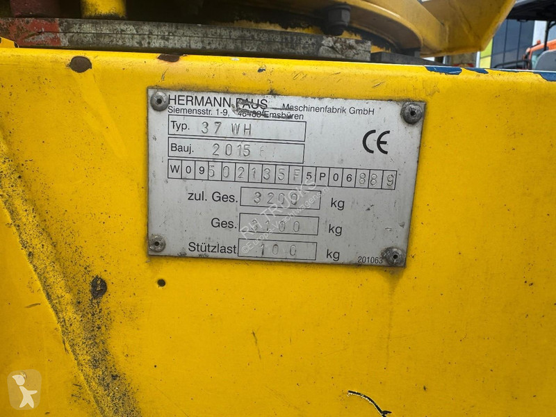 مقطورة Paus 37 WH - LIFT 37 METER / 300 KG -...