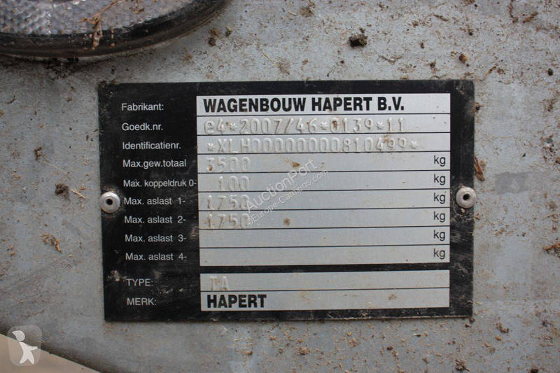 Remolque Hapert TA