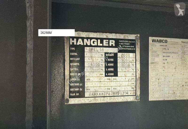 Remorque Hangler 746 2 PEL 18