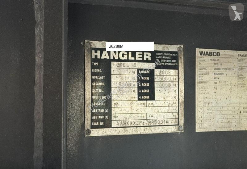 Прицеп Hangler 2 PEL 18 Kühlkoffer / HB