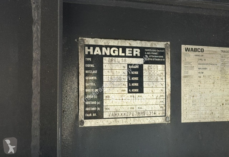 Hangler 2 PEL 18 Reefer / LBW trailer