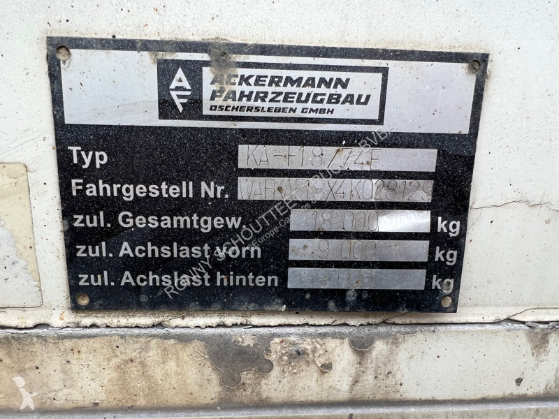 Remorque  KA-F 18/74E Ackermann, Oschersl. KA-F...