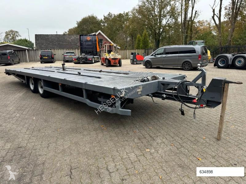 Remorque  9 meter oprij, lier, NCH/Haak...